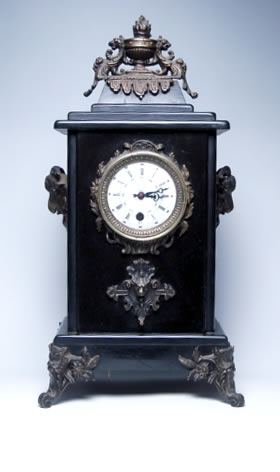 大理石装飾置時計
